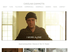 Tablet Screenshot of carolinagiammetta.com